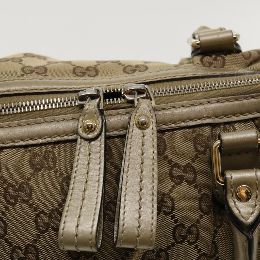 GUCCI GG Canvas Shoulder Bag Beige 247902  ro787