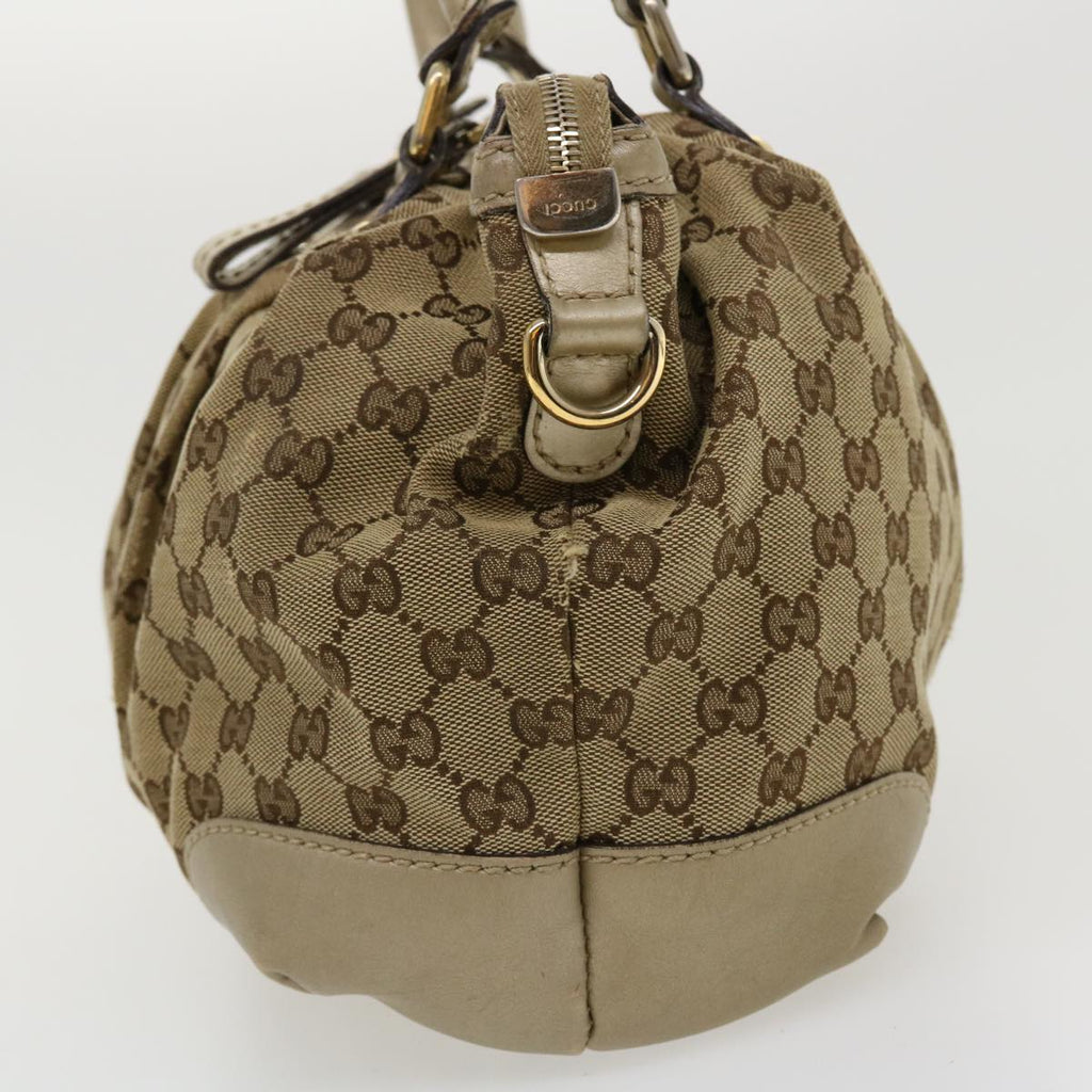 GUCCI GG Canvas Shoulder Bag Beige 247902  ro787