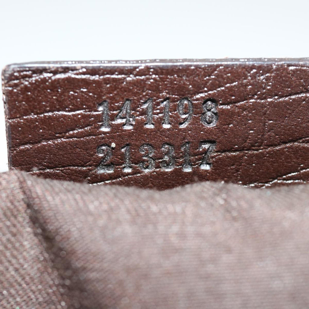 GUCCI GG Canvas Shoulder Bag Beige 141198  ro852