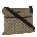 GUCCI GG Canvas Shoulder Bag Beige 141198  ro852