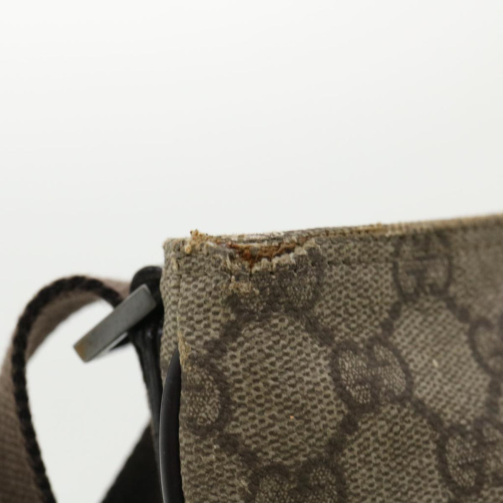 GUCCI GG Canvas Shoulder Bag Beige 141198  ro852