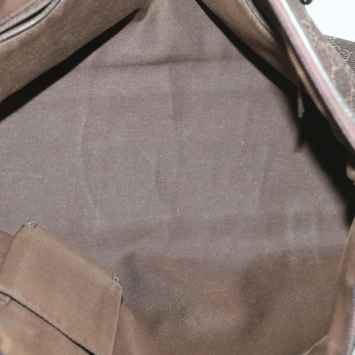 GUCCI GG Canvas Tote Bag Dark Brown 268640  ro914