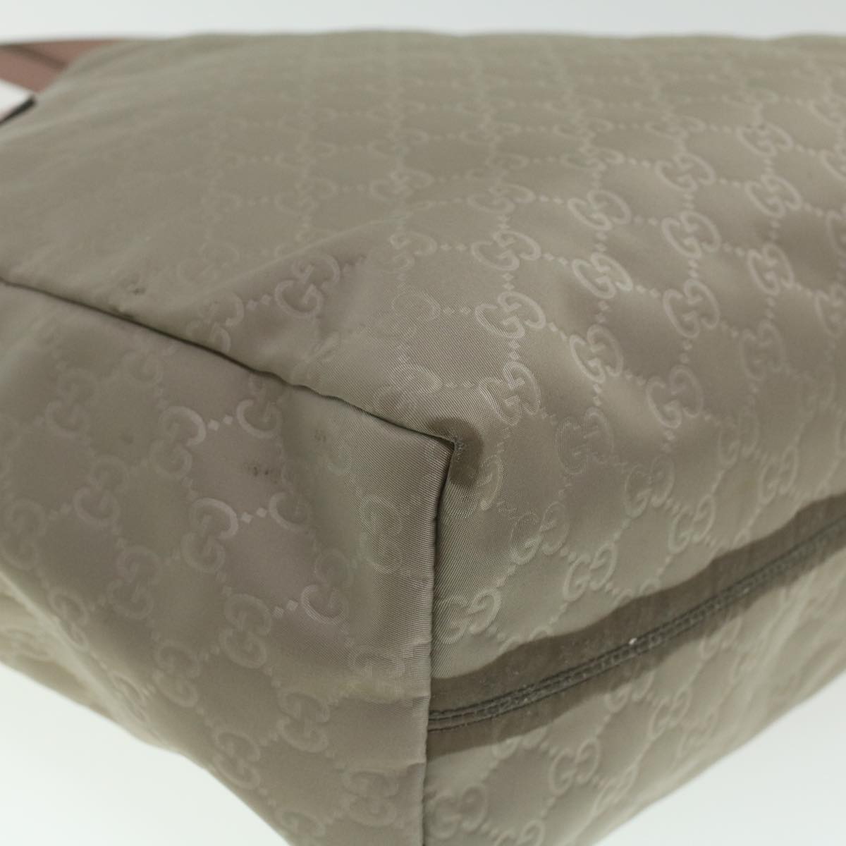 GUCCI GG Canvas Boston Bag Gray Pink 282439  ro917