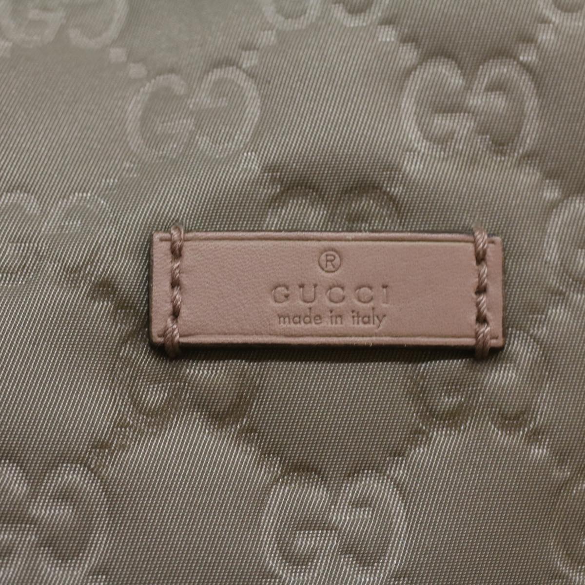 GUCCI GG Canvas Boston Bag Gray Pink 282439  ro917