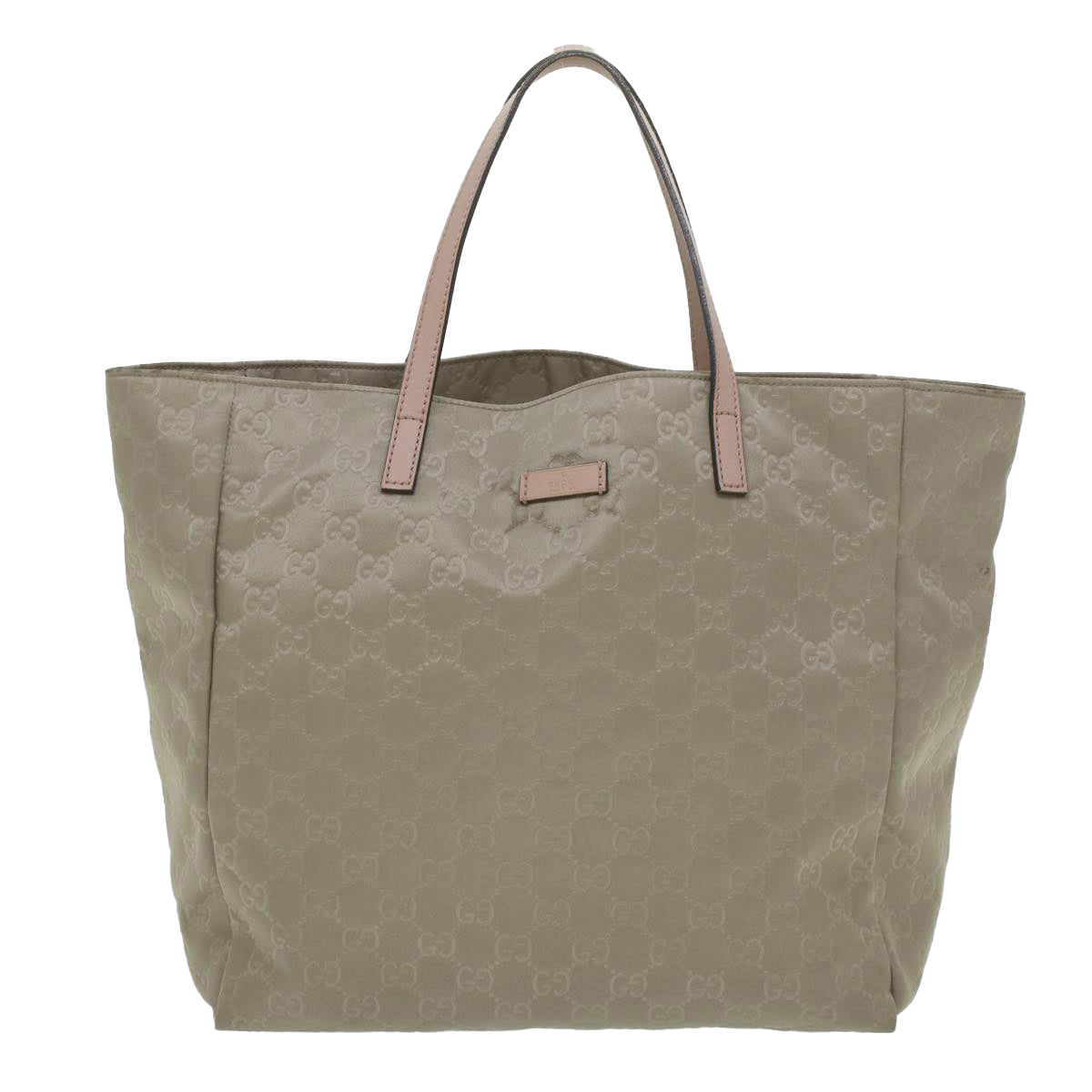 GUCCI GG Canvas Boston Bag Gray Pink 282439  ro917