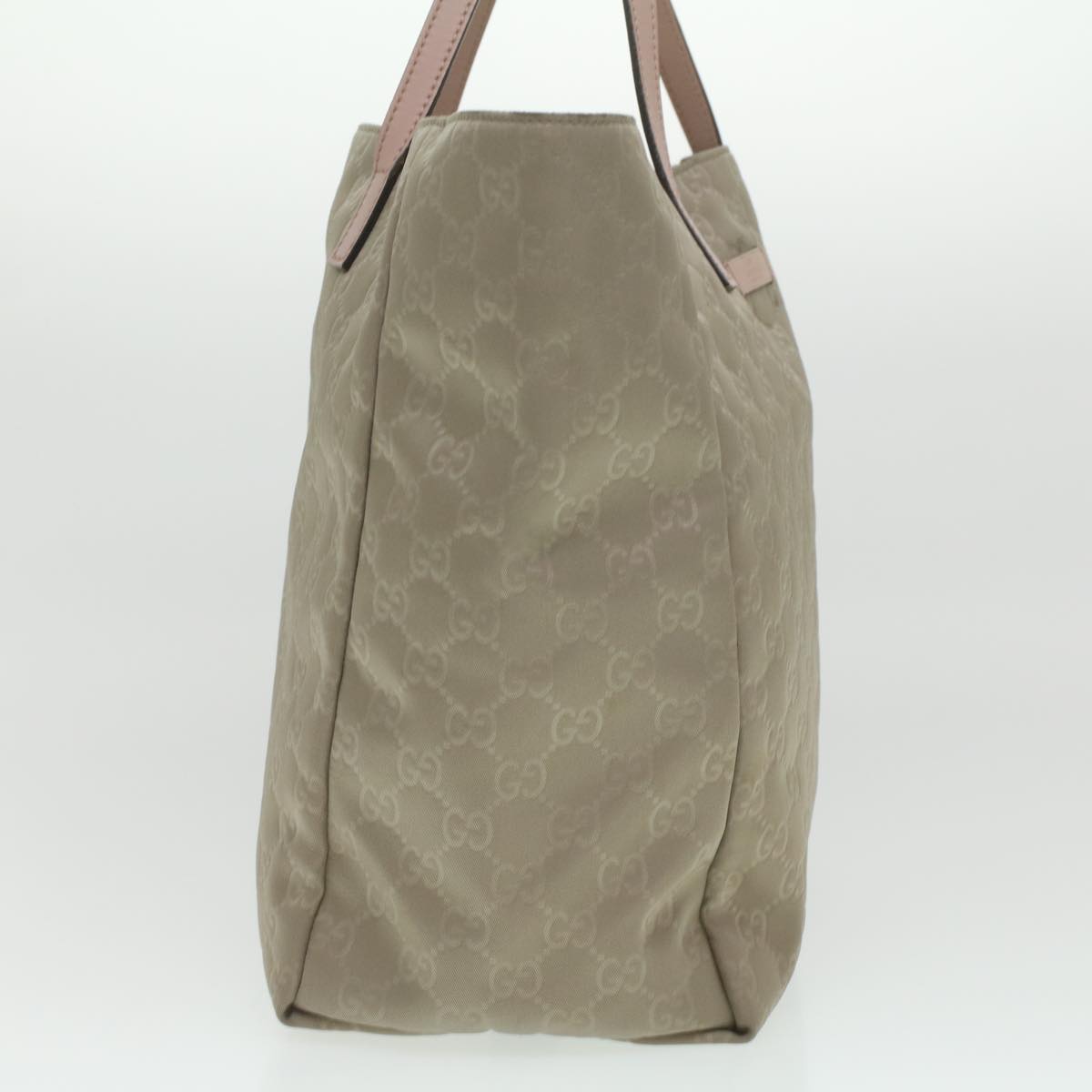 GUCCI GG Canvas Boston Bag Gray Pink 282439  ro917