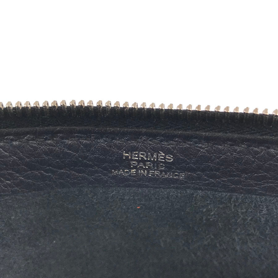 HERMES □ Y stamped hippopotamus Vertige 24 Clutch bag