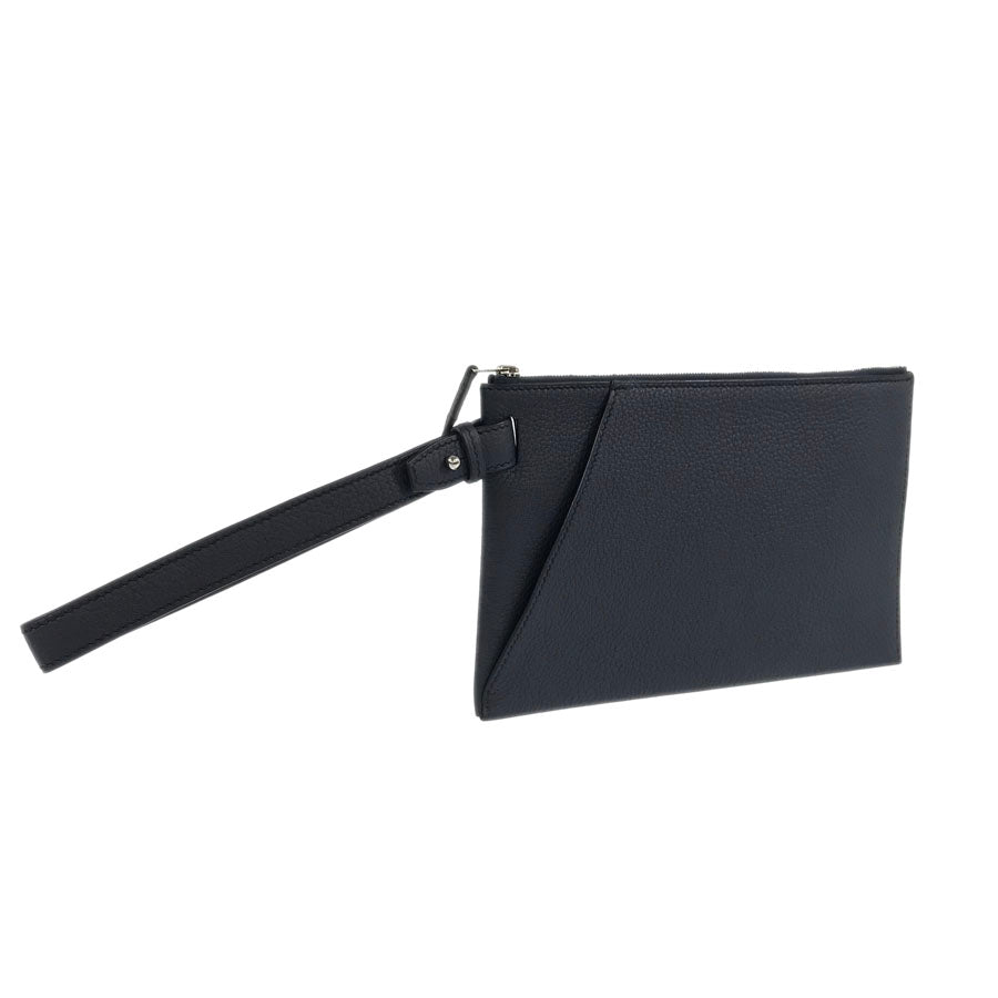 HERMES □ Y stamped hippopotamus Vertige 24 Clutch bag