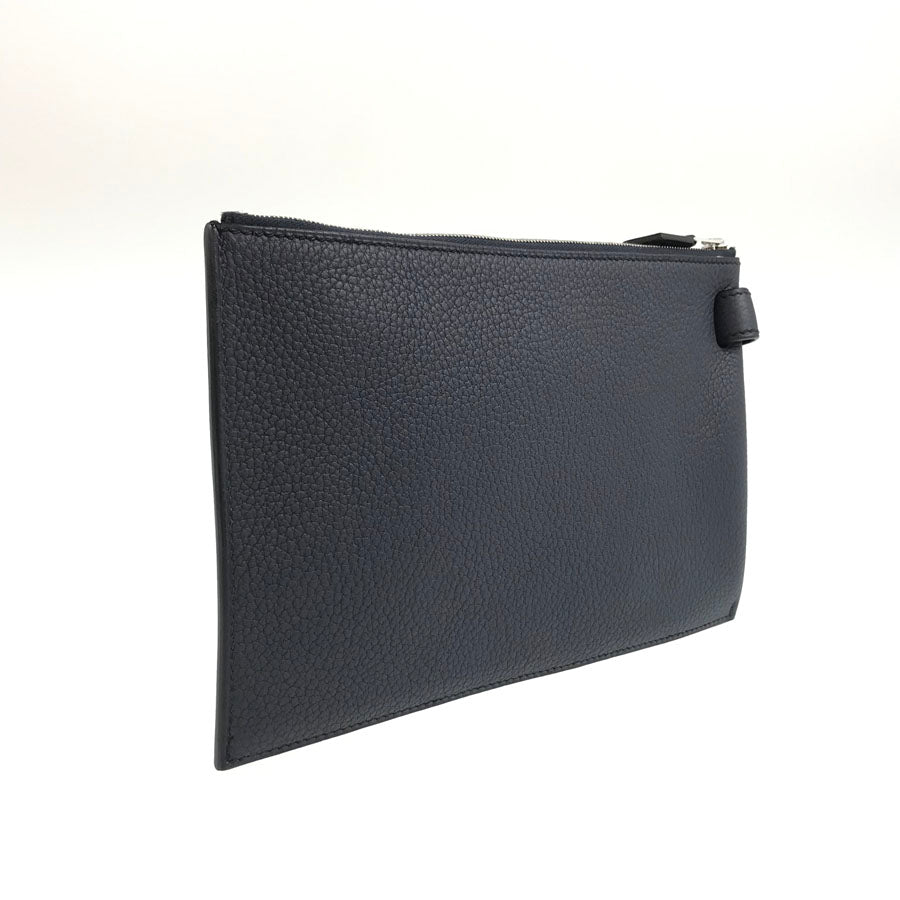 HERMES □ Y stamped hippopotamus Vertige 24 Clutch bag