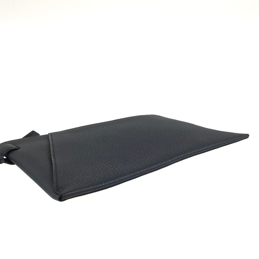 HERMES □ Y stamped hippopotamus Vertige 24 Clutch bag