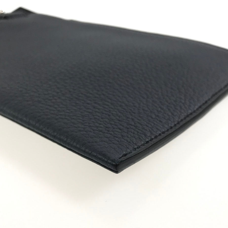 HERMES □ Y stamped hippopotamus Vertige 24 Clutch bag
