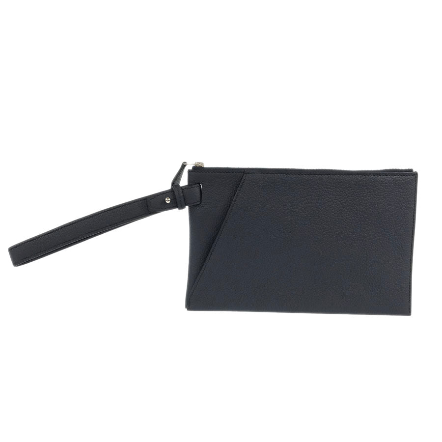 HERMES □ Y stamped hippopotamus Vertige 24 Clutch bag