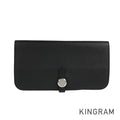 HERMES Dogon long Long wallet bifold