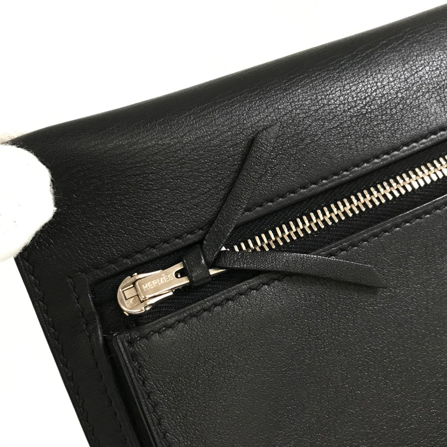 HERMES Dogon long Long wallet bifold