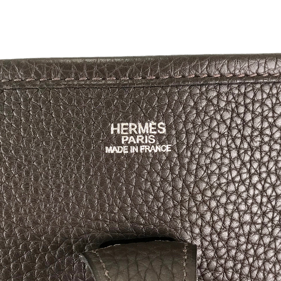 HERMES □ J 2006 SilverHardware Shoulder Bag