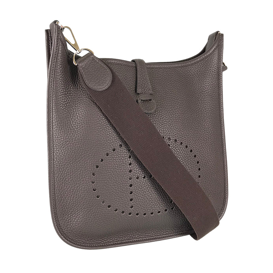 HERMES □ J 2006 SilverHardware Shoulder Bag