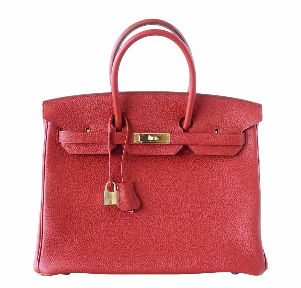 Hermès Birkin 25 Vermillion Bag GHW