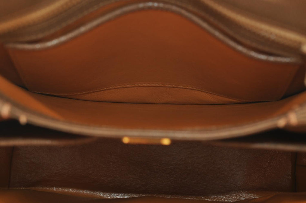 GUCCI Shoulder Bag Leather Brown  am2327s