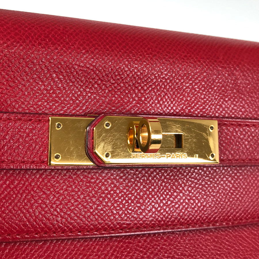 HERMES Inside stitching ◯S stamp Made in 1989 Handbag