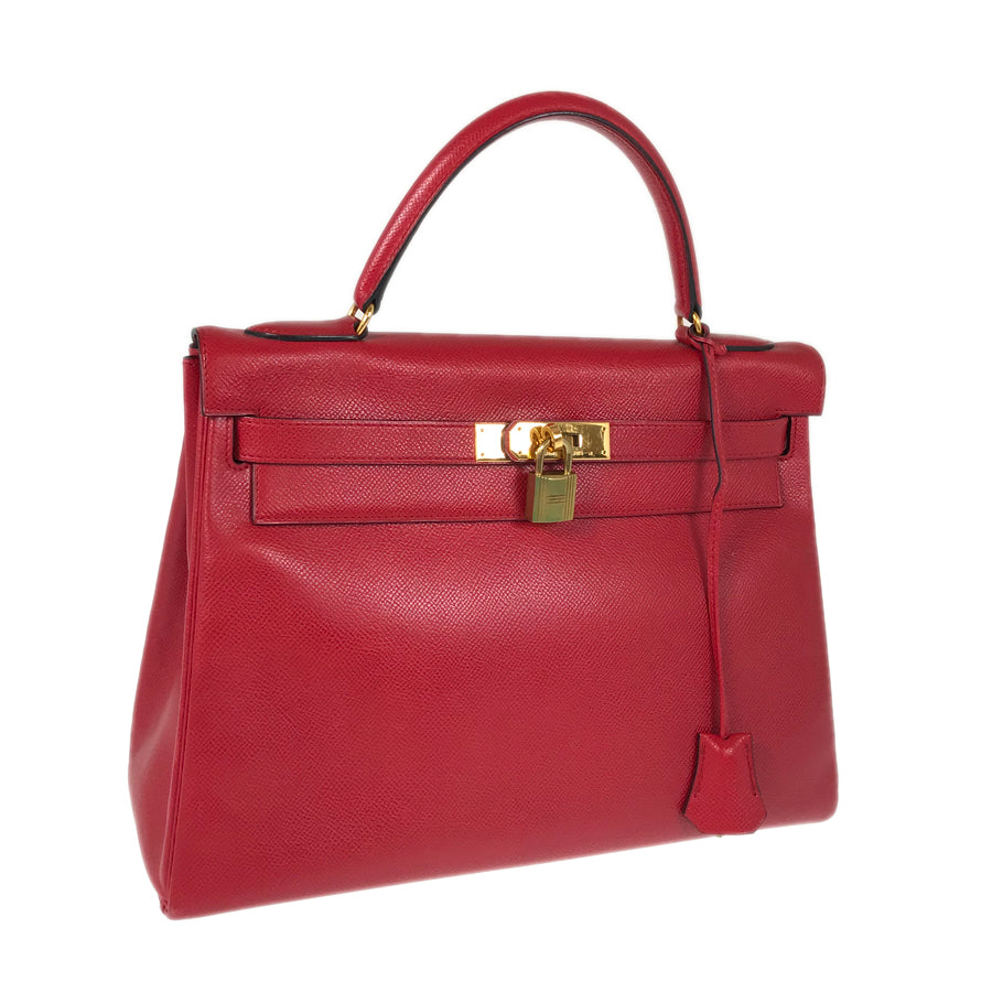 HERMES Inside stitching ◯S stamp Made in 1989 Handbag