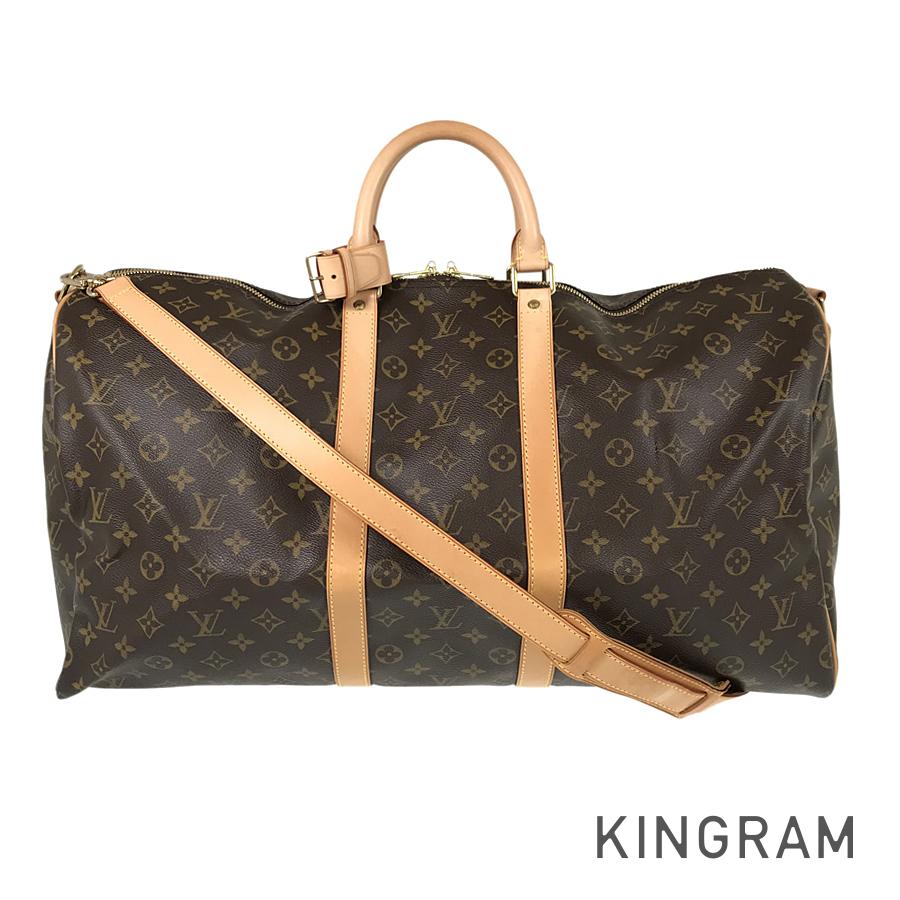 LOUIS VUITTON Monogram keepall Bandolier 55 M41414 Boston bag