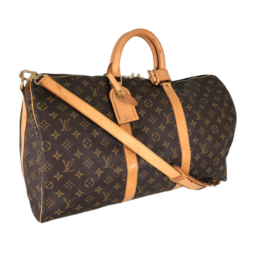 LOUIS VUITTON Monogram Keepall Bandouliere 50 M41416 Boston bag