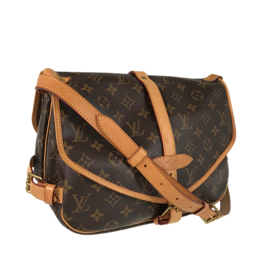 LOUIS VUITTON Monogram Saumur 30 M42256 Shoulder bag