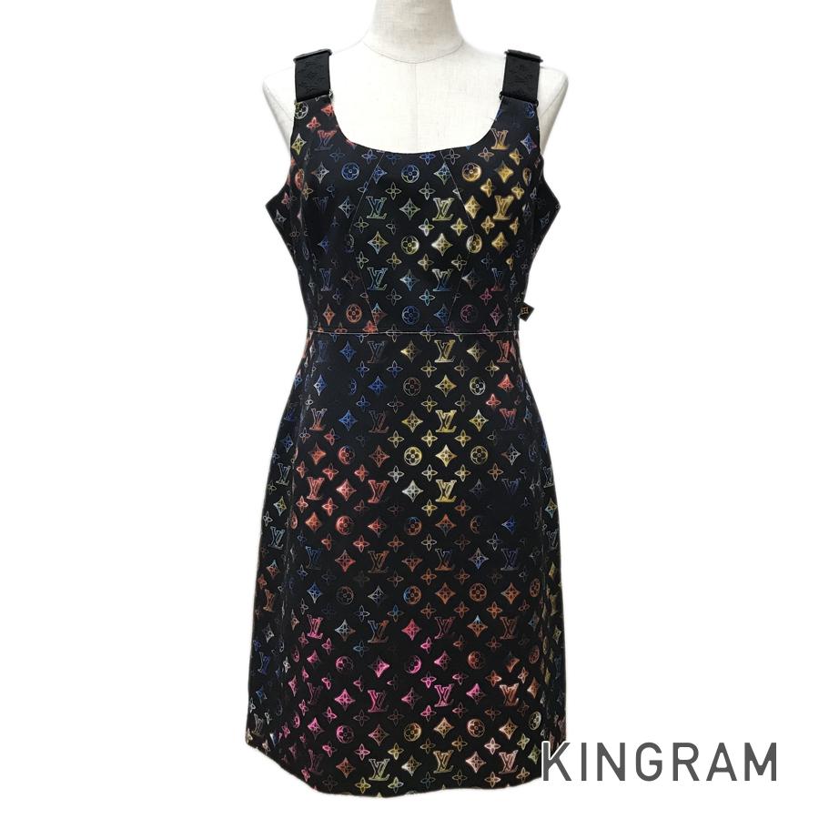 LOUIS VUITTON Monogram Mahina neon 1A9LG9 Women's Dresses