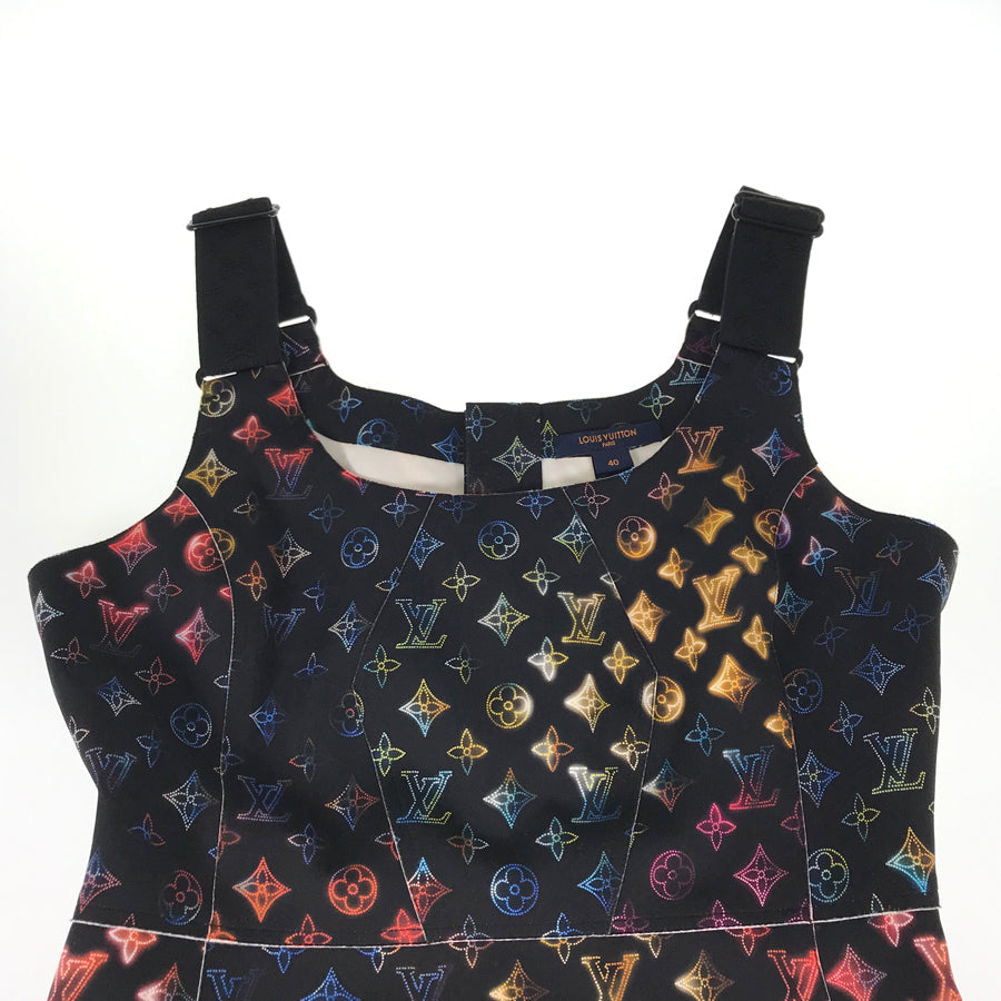 LOUIS VUITTON Monogram Mahina neon 1A9LG9 Women's Dresses