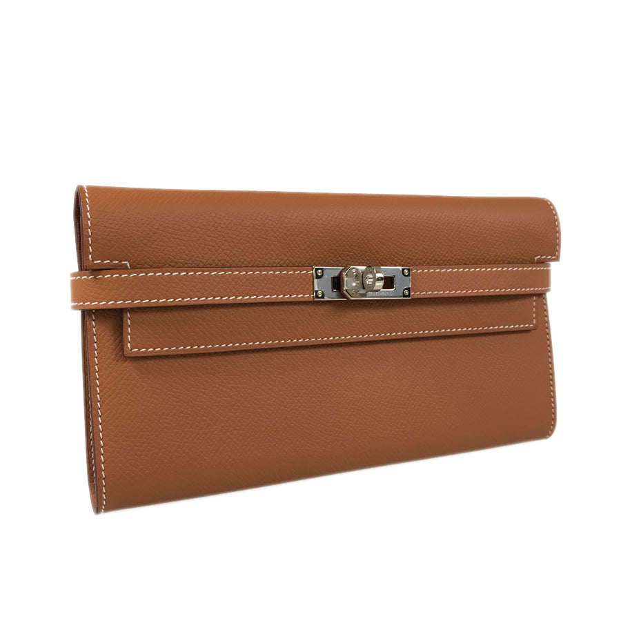 HERMES Kelly wallet Long Long wallet