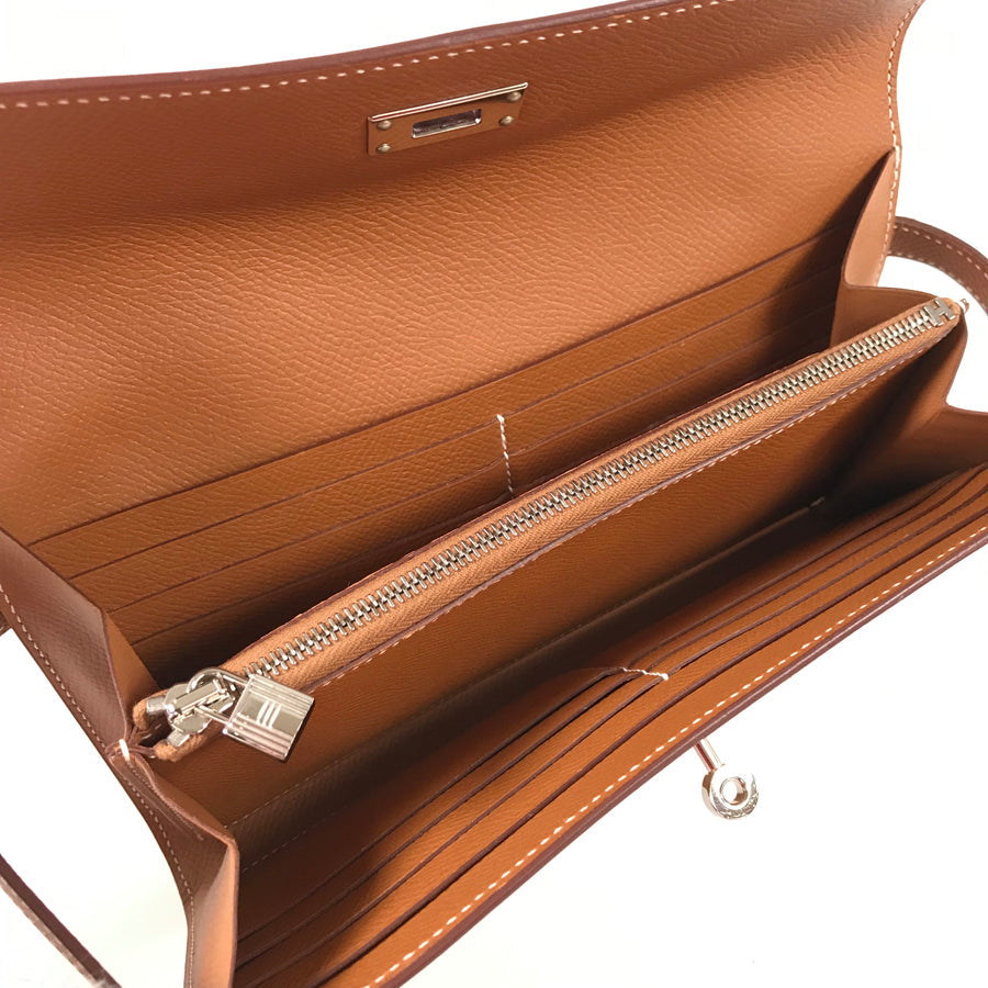 HERMES Kelly wallet Long Long wallet