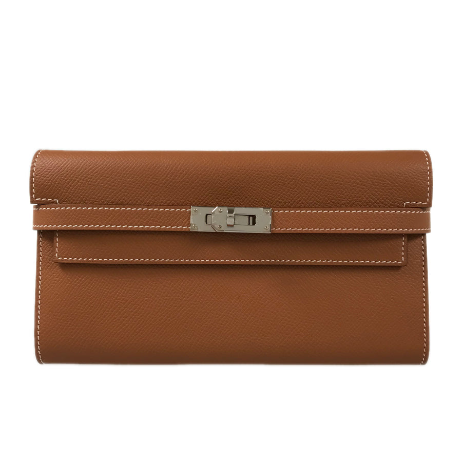 HERMES Kelly wallet Long Long wallet
