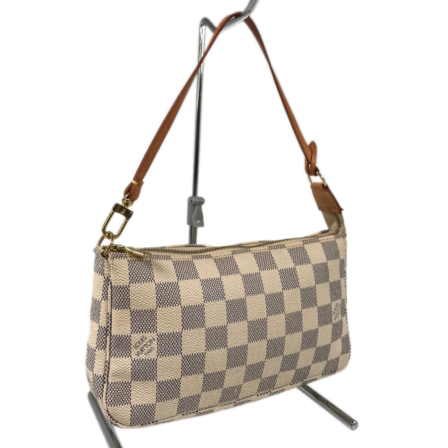 LOUIS VUITTON Damier Azur Pochette Accessoires N41207 Pouch