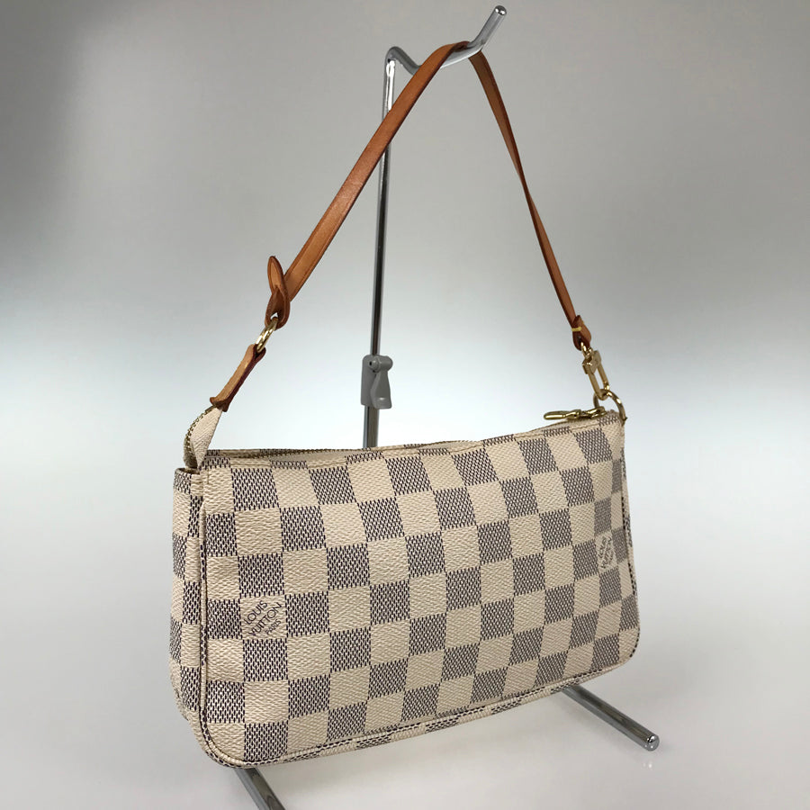 LOUIS VUITTON Damier Azur Pochette Accessoires N41207 Pouch