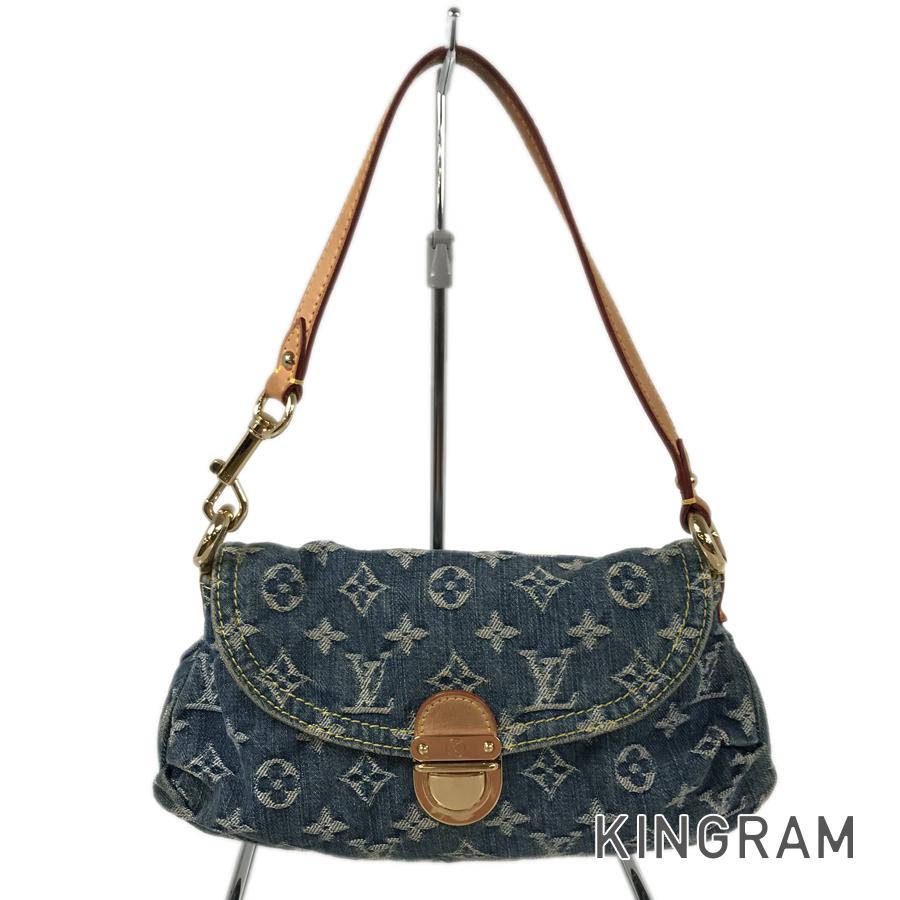 LOUIS VUITTON Monogram Denim Mini Pleaty M95050 Shoulder bag