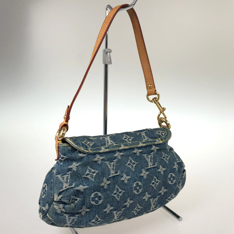 LOUIS VUITTON Monogram Denim Mini Pleaty M95050 Shoulder bag