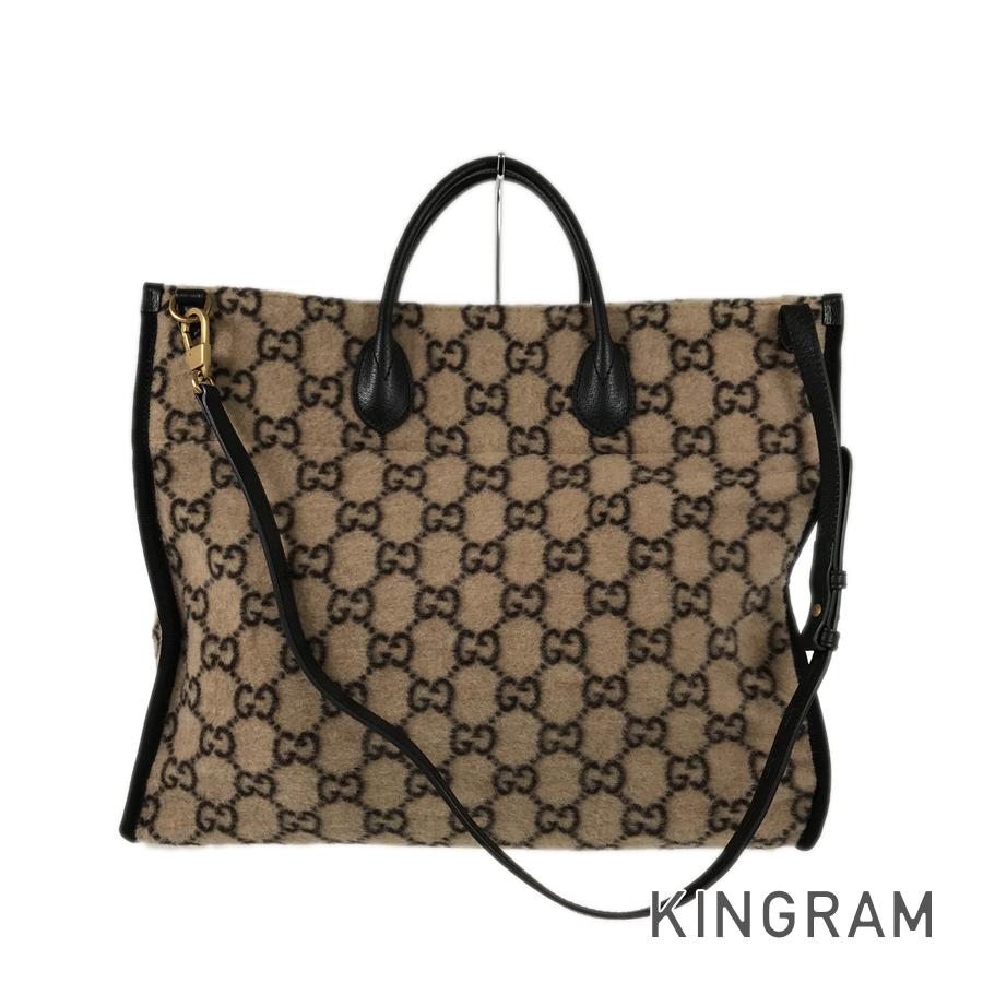 GUCCI GG wool 598169 Tote bag
