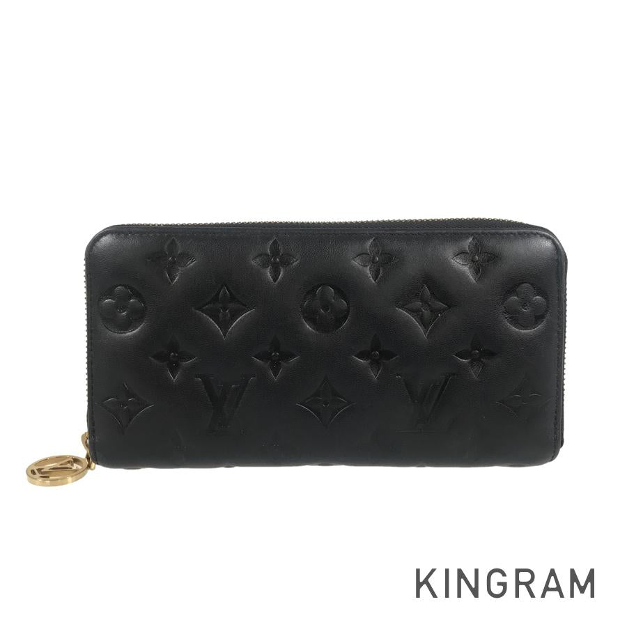 LOUIS VUITTON Monogram Embossed Zippy Wallet M81510 Long wallet Round zipper