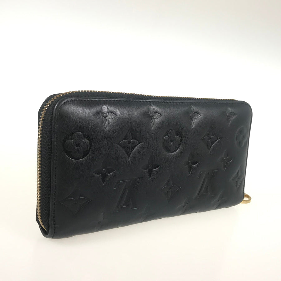 LOUIS VUITTON Monogram Embossed Zippy Wallet M81510 Long wallet Round zipper