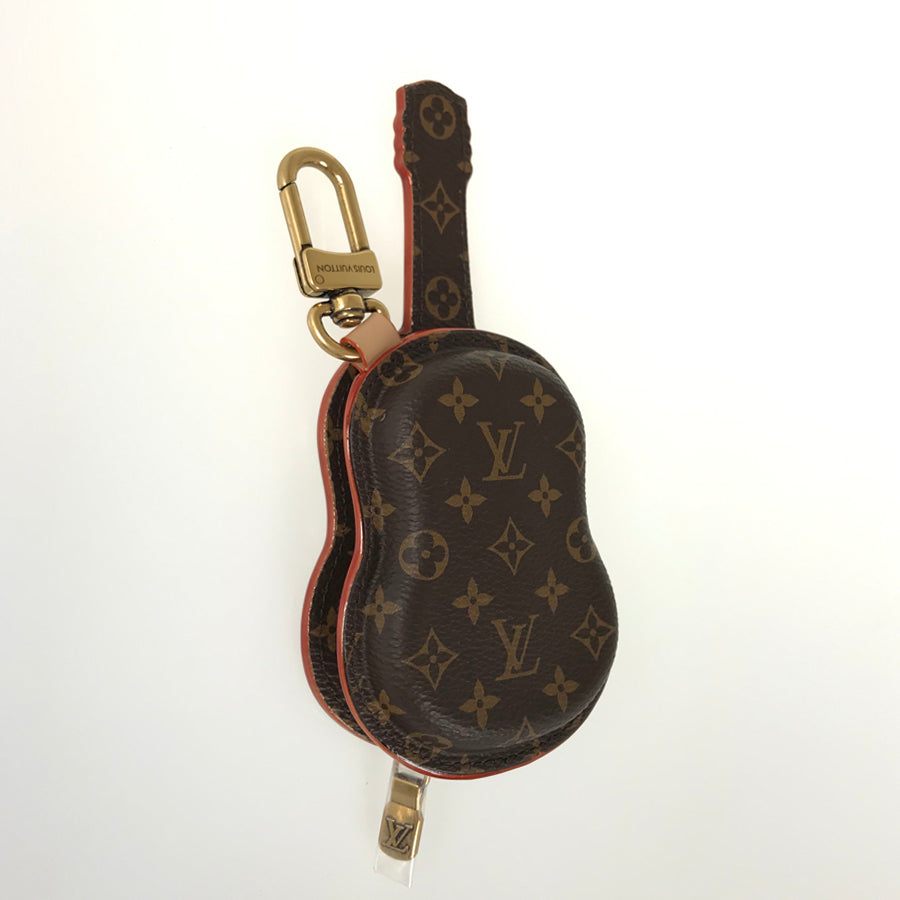 LOUIS VUITTON Monogram Guitar Pouch M02032 Bag charm
