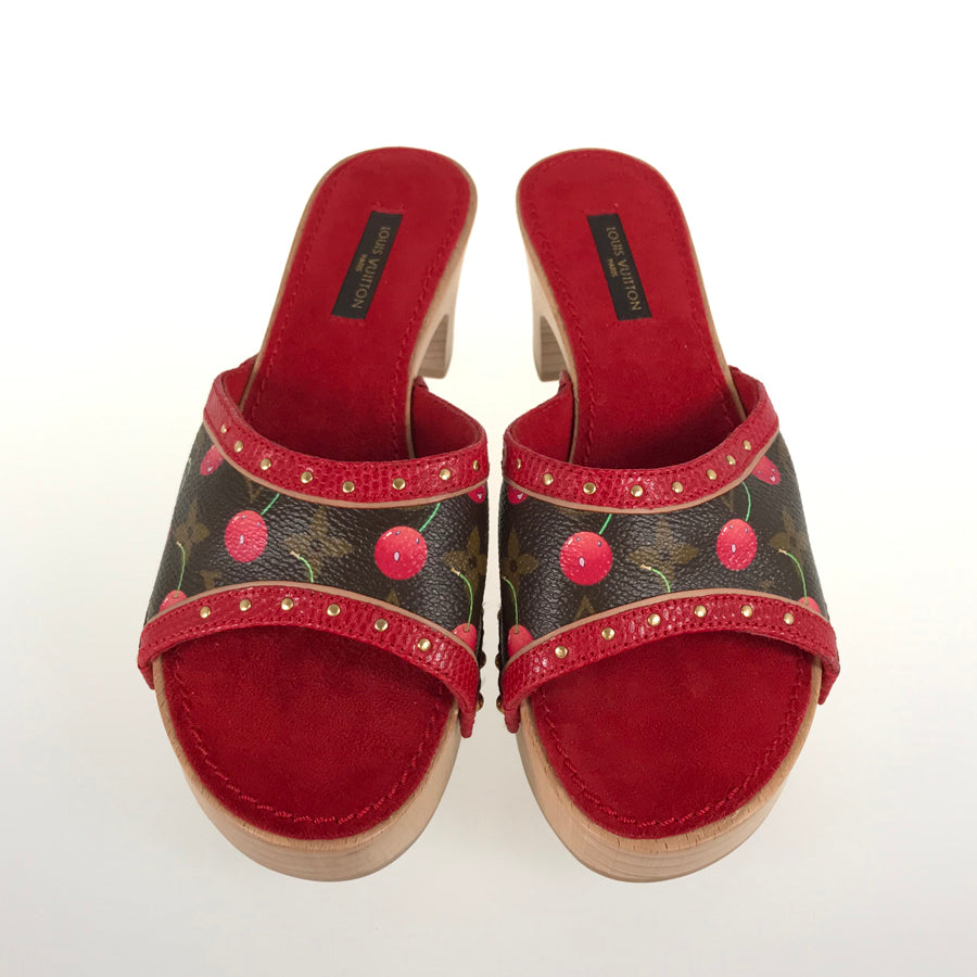 LOUIS VUITTON Monogram Cherry Women's Sandals