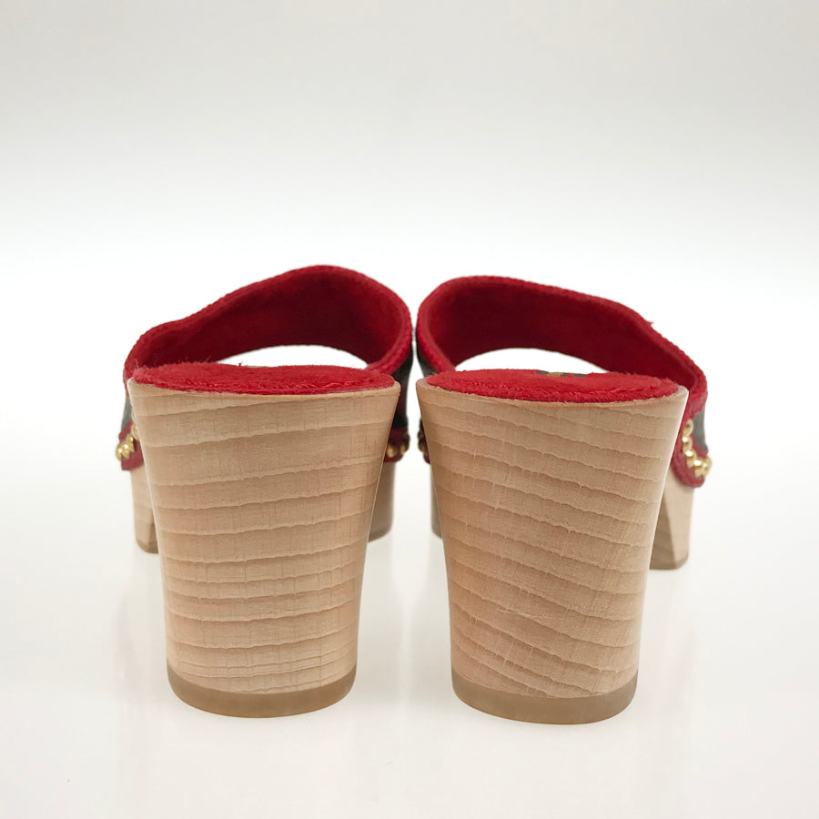 LOUIS VUITTON Monogram Cherry Women's Sandals