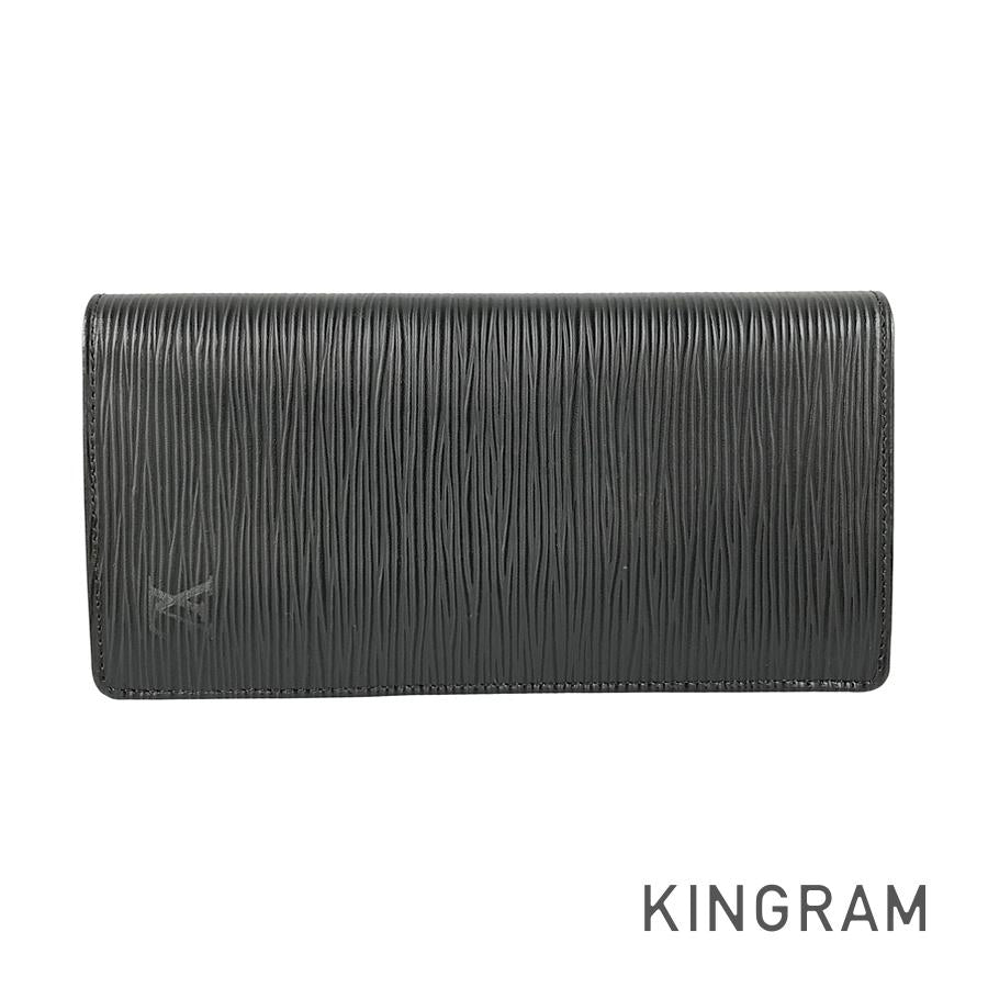 LOUIS VUITTON Epi Portefeuille Brazza M66542 Long wallet bifold