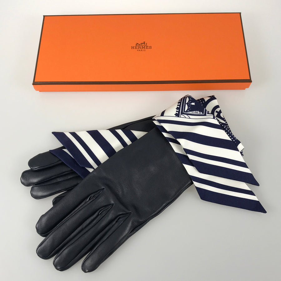 HERMES Agnau grasse Women's Gloves