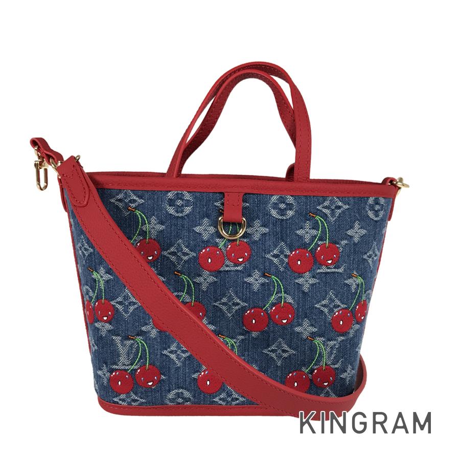 LOUIS VUITTON Monogram Denim Neverfull inside out BB M14997 Tote bag