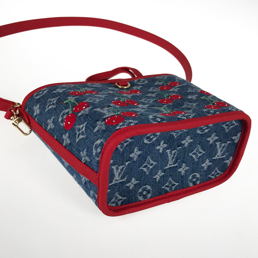 LOUIS VUITTON Monogram Denim Neverfull inside out BB M14997 Tote bag