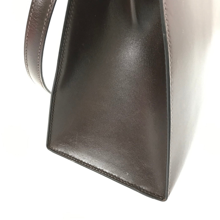 HERMES □I carved seal 2005 Shoulder 2WAY SilverHardware Handbag
