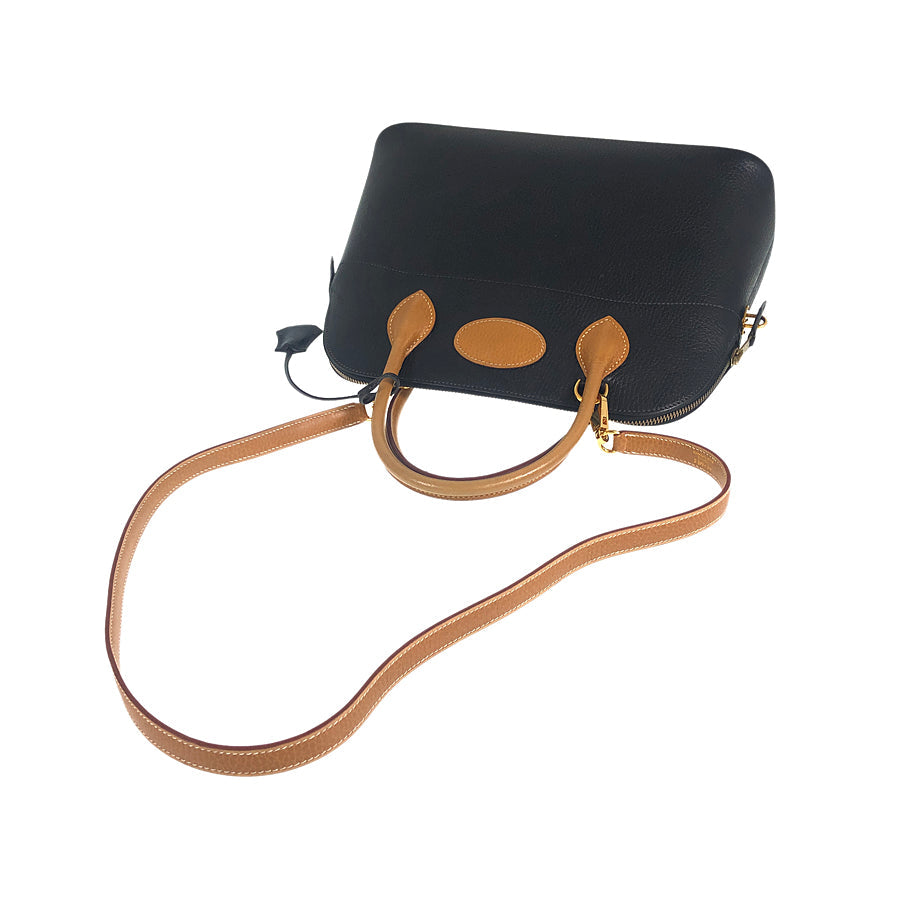 HERMES Bi-color □A stamp Made in 1997 Gold Hardware Handbag