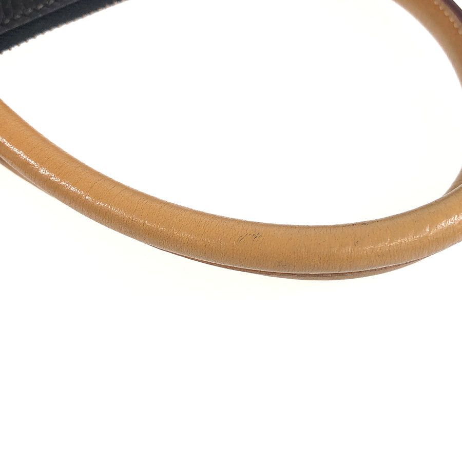 HERMES Bi-color □A stamp Made in 1997 Gold Hardware Handbag