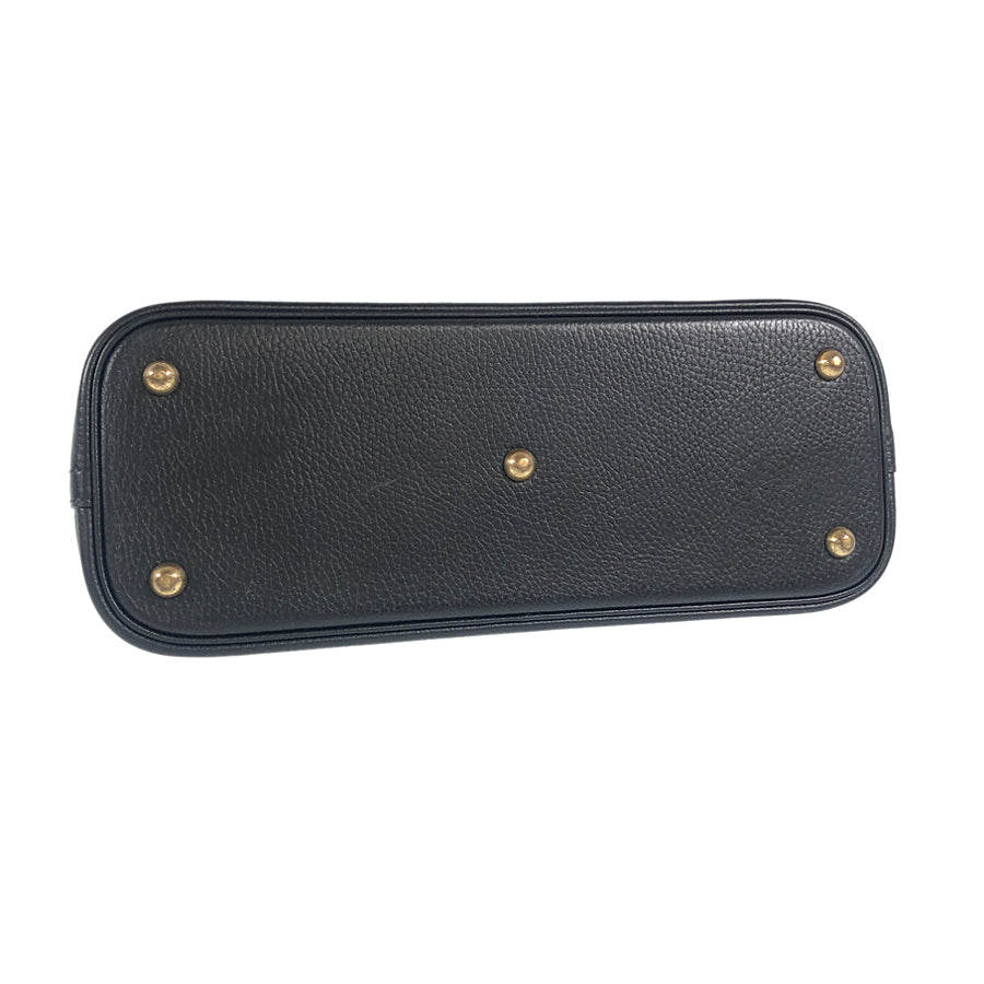 HERMES Bi-color □A stamp Made in 1997 Gold Hardware Handbag